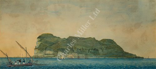 Lot 2 - J.M. VAN BRAAM (DUTCH, 19th CENTURY) - Gibraltar, circa 1820