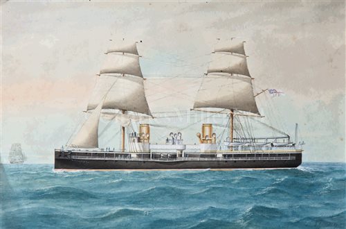 Lot 37 - ENGLISH SCHOOL, 19TH-CENTURY<br/>The masted...