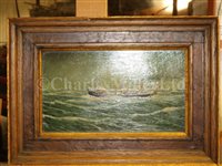 Lot 25 - J. MATENA (?DUTCH, EARLY 20th CENTURY ) - A little merchant steamship