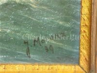 Lot 25 - J. MATENA (?DUTCH, EARLY 20th CENTURY ) - A little merchant steamship