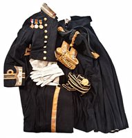 Lot 143 - A LT. COMMANDER'S FULL DRESS UNIFORM FOR THE...