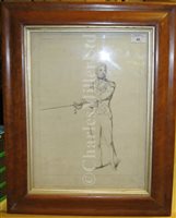 Lot 45 - AFTER JOHN RISING (BRITISH, 1753-1817) - Full-length portrait of Lord Nelson