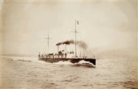 Lot 111 - 'STEAM YACHTS'. <br/>thirty actual photographs...