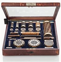 Lot 131 - A FINE CASED SET OF TRANSATLANTIC TELEGRAPH...
