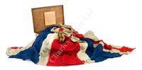Lot 98 - A UNION FLAG FLOWN BY H.M.S. DUKE OF YORK DURING HER FAMOUS ACTION AGAINST S.M.S. SCHARNHORST, 26TH DECEMBER, 1943