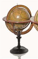 Lot 143 - An early 19th-century French terrestrial table...