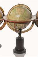 Lot 145 - A mid-19th-century French terrestrial globe...