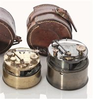 Lot 168 - A LACQUERED BRASS DRUM SEXTANT BY CARY,...