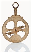 Lot 170 - A MARINER'S ASTROLABE<br/>heavily cast in brass...