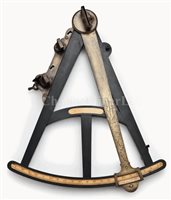 Lot 180 - Ø A 15½IN. RADIUS VERNIER OCTANT, ENGLISH,...
