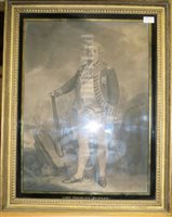 Lot 46 - FOUR 18TH CENTURY MEZZOTINTS OF BRITISH ADMIRALS