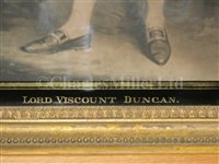 Lot 46 - FOUR 18TH CENTURY MEZZOTINTS OF BRITISH ADMIRALS