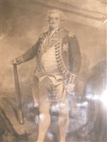 Lot 46 - FOUR 18TH CENTURY MEZZOTINTS OF BRITISH ADMIRALS