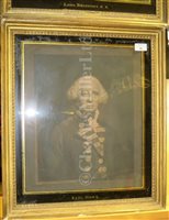 Lot 46 - FOUR 18TH CENTURY MEZZOTINTS OF BRITISH ADMIRALS