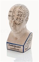 Lot 214 - A 19TH-CENTURY PHRENOLOGY HEAD BY L.N....