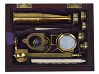 Lot 305 - A GOOD BOTANIST'S MICROSCOPE BY G. & C. DIXEY,...