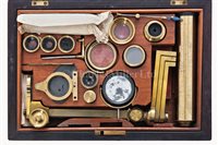 Lot 231 - A 'JONES'S MOST IMPROVED'-TYPE MICROSCOPE...