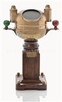 Lot 244 - A SMALL WOOD AND BRASS 'SESTREL' YACHT...