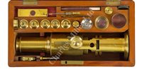 Lot 233 - A MARTIN-TYPE DRUM MICROSCOPE, CIRCA 1840