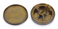 Lot 252 - A RARE POCKET COMPASS SUNDIAL BY JOHN FOWLER,...
