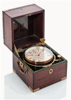 Lot 255 - CHARLES CUMMINS, LONDON, A FINE 8-DAY MARINE...