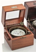 Lot 259 - WEMPE, HAMBURG, A TWO-DAY MARINE CHRONOMETER,...