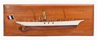 Lot 273 - A 1:60 SCALE HALF BLOCK MODEL FOR THE 40-HORSE...