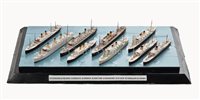 Lot 284 - A COLLECTION OF NINE 1:1250 SCALE WATERLINE...