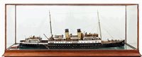 Lot 304 - A BUILDER'S WATERLINE MODEL FOR THE TURBINE...