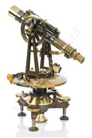 Lot 228 - A FINE THEODOLITE BY DENNERT & PAPE, HAMBURG, CIRCA 1894