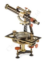 Lot 251 - A FINE MINING THEODOLITE BY JOS & JAN FRIC, PRAGUE,  CIRCA 1895