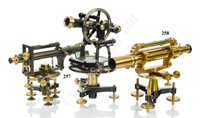 Lot 257 - A THEODOLITE BY G. GERLACH, WARSAW, CIRCA 1900, and a level by Eichler