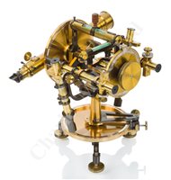 Lot 245 - A RARE UNIVERSAL THEODOLITE BY PISTOR & MARTINS, BERLIN, CIRCA 1860