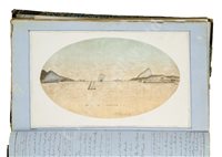 Lot 63 - A MIDSHIPMAN'S LOG OF H.M. SHIPS CUMBERLAND AND SIREN, CIRCA 1858-9