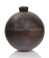 Lot 40 - AN IRON GRENADE RECOVERED FROM THE WRECK OF...