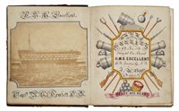 Lot 58 - A FINE CADET GUNNERY TRAINING NOTE BOOK FROM...