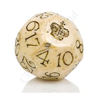 Lot 118 - Ø AN EARLY 19H CENTURY IVORY TEE TOTUM