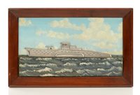Lot 78 - A CONTEMPORARY SAILOR'S WORK ALUMINIUM PROFILE...
