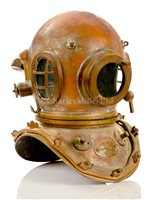 Lot 109 - A GOOD 12-BOLT DIVING HELMET BY SIEBE GORMAN &...