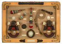 Lot 120 - AN EXHIBITION STANDARD KNOT-WORK DISPLAY<br/>by R....