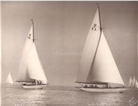 Lot 131 - A collection of loose photographs of yachts to...