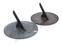 Lot 179 - A BRASS SUNDIAL BY GEORGE ADAMS SENIOR, CIRCA...