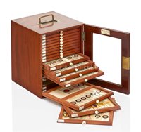 Lot 223 - A FINE COLLECTION OF RARE MICROSCOPE SLIDES...