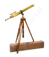 Lot 273 - A FINE 3½IN REFRACTING TELESCOPE BY SECRETAN, PARIS, CIRCA 1880