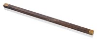 Lot 233 - A BRASS MOUNTED WOODEN SHAFT THOUGHT TO BE A...