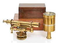 Lot 238 - A SURVEYING LEVEL BY C.W. DIXEY, LONDON, CIRCA...