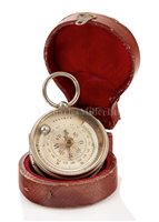 Lot 254 - A GERMAN POCKET BAROMETER COMPENDIUM, CIRCA...