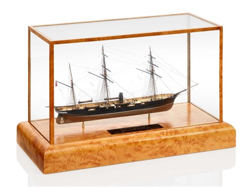 Lot 272 - A FINE 32FT:1IN. MINIATURE MODEL OF THE...