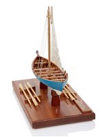 Lot 280 - A ¼IN.:1FT scale model of a Shetland sixern...