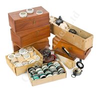 Lot 206 - A LARGE QUANTITY OF HAND BEARING COMPASS SPARE PARTS